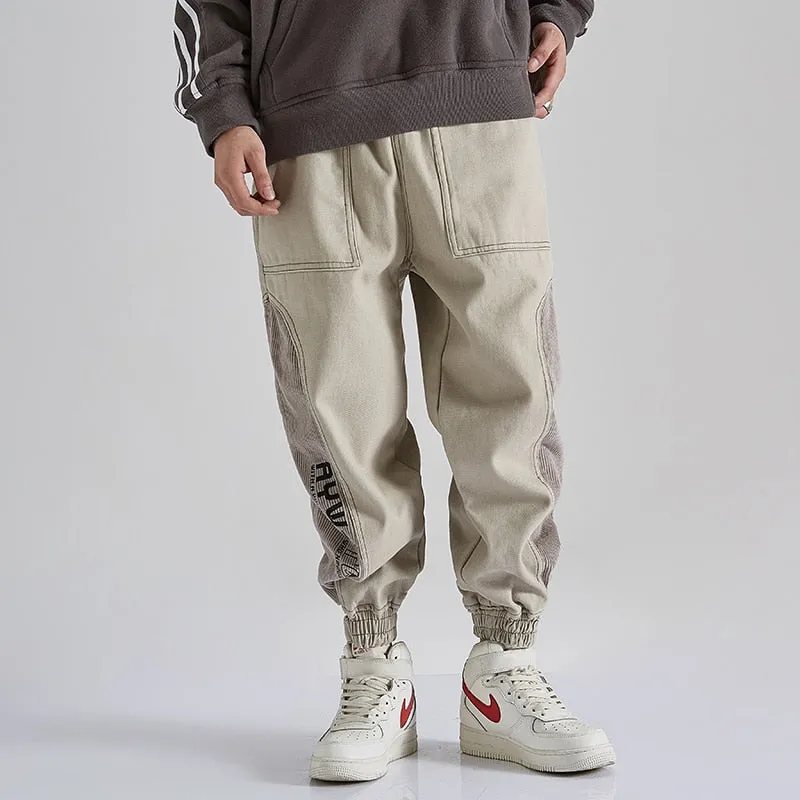 AYW-TER Dual Patchwork Cuffed Joggers