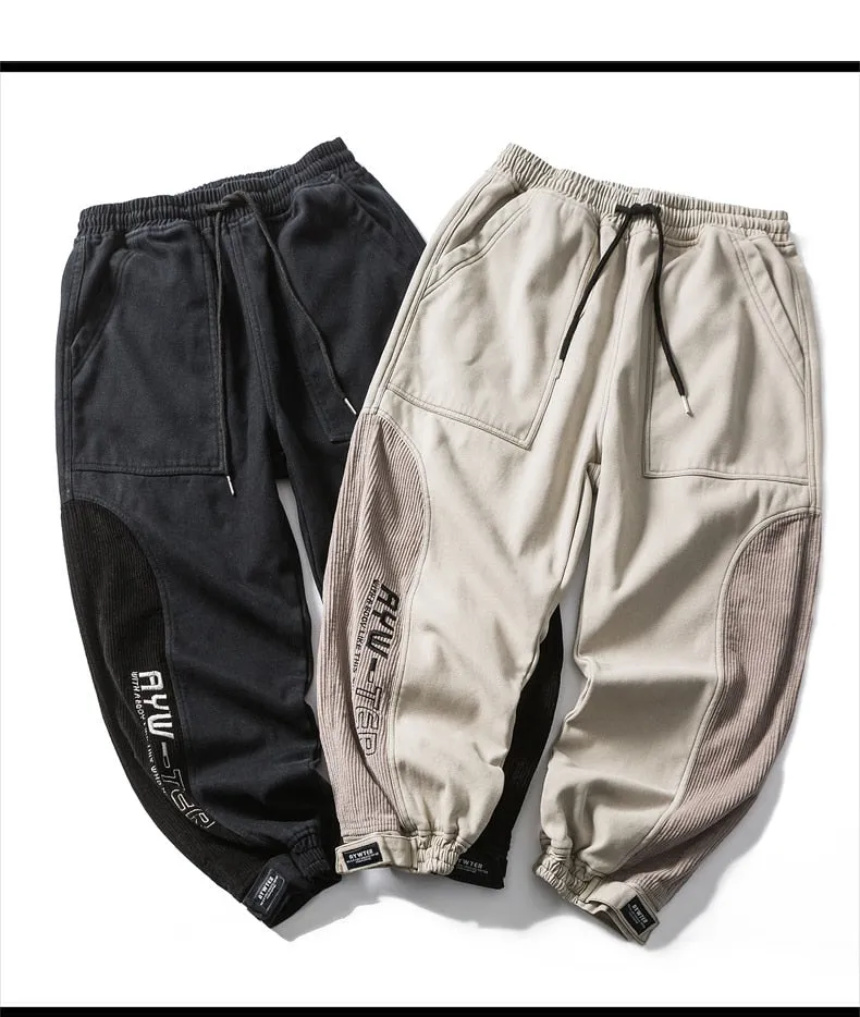 AYW-TER Dual Patchwork Cuffed Joggers