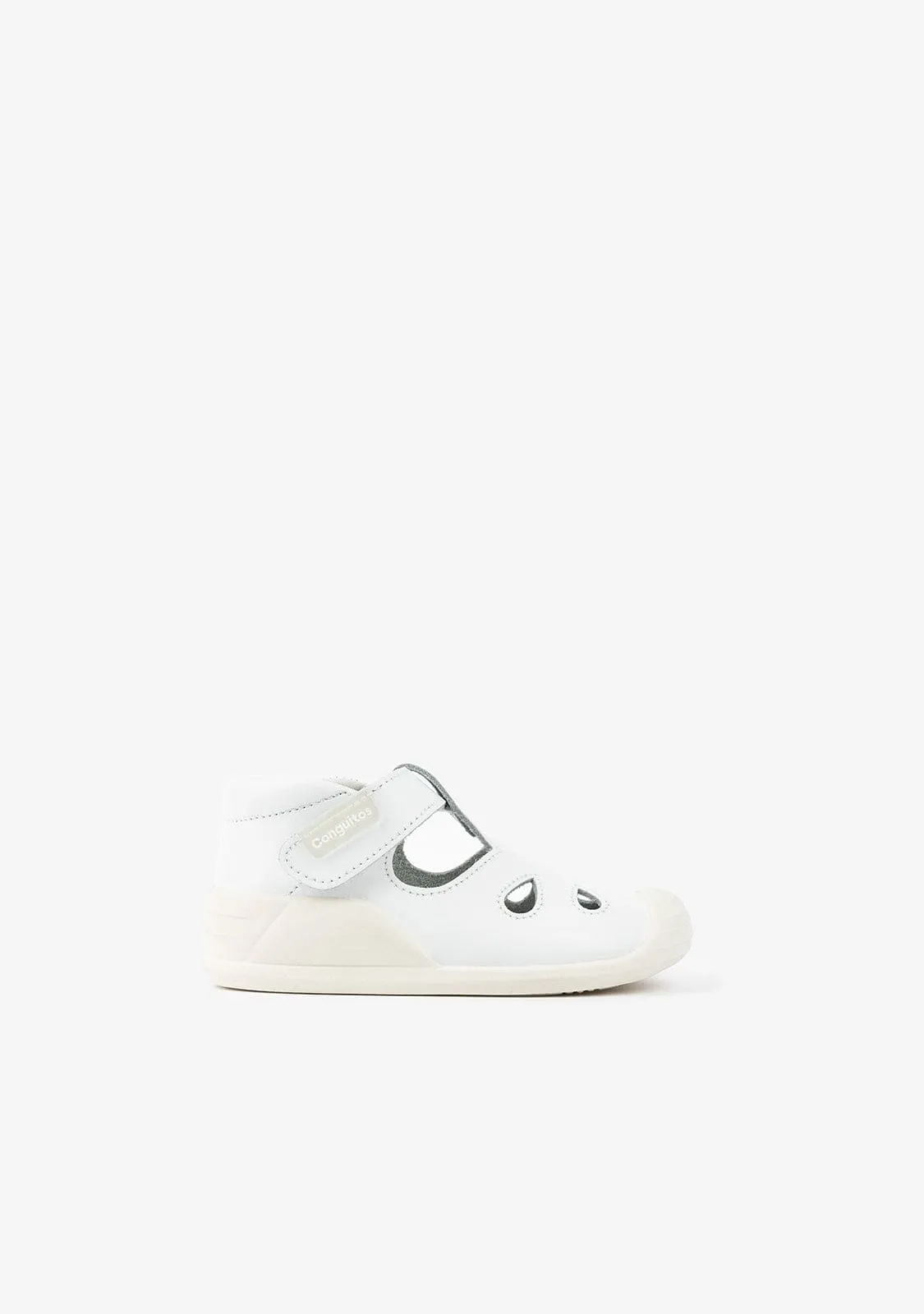 Baby's White First Steps Shoes