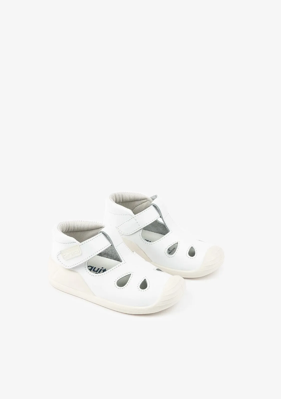 Baby's White First Steps Shoes