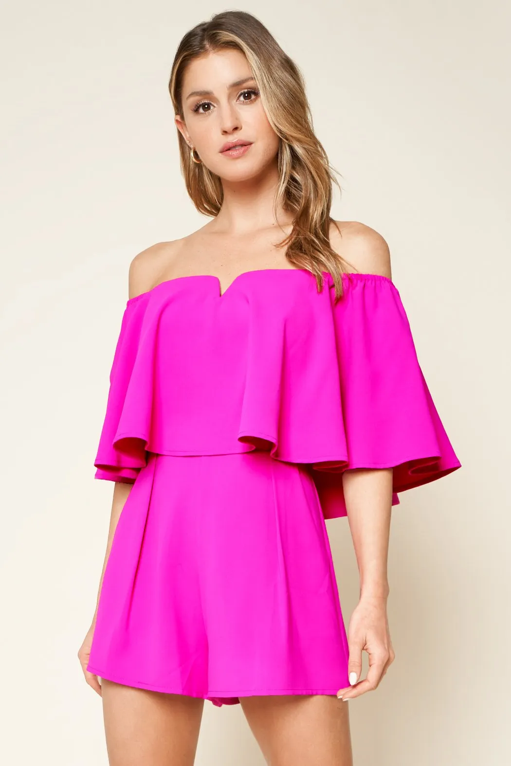 Bailamos Off The Shoulder Romper