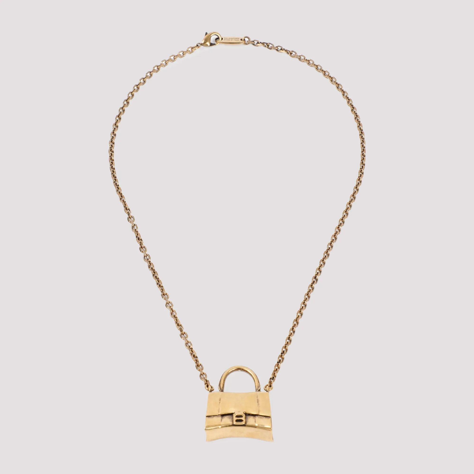 Hourglass Bag Pendant Necklace by Balenciaga