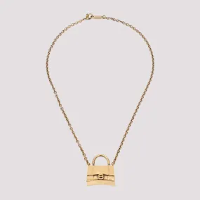 Hourglass Bag Pendant Necklace by Balenciaga