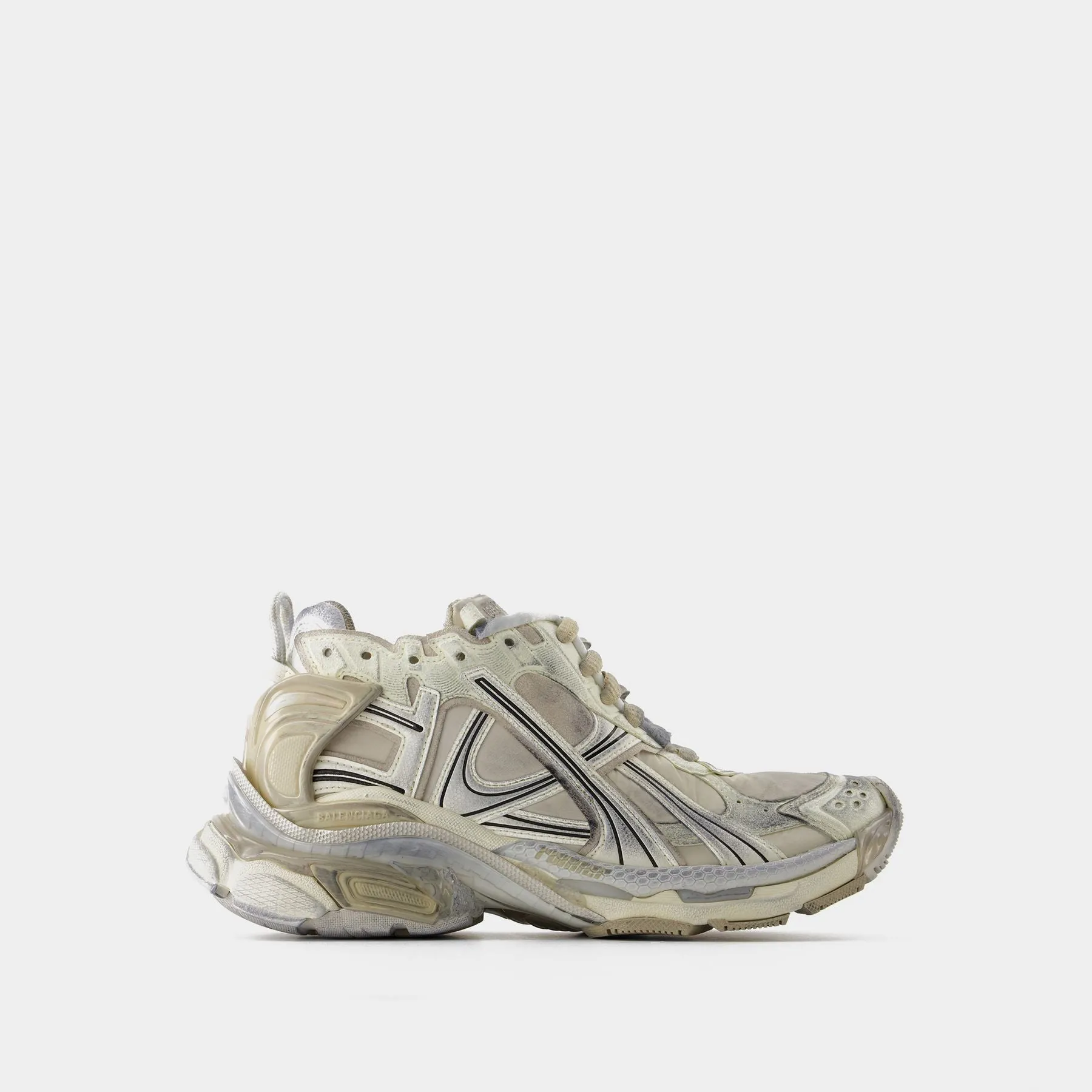 Balenciaga  Runner Sneakers - Balenciaga - Nylon - Beige