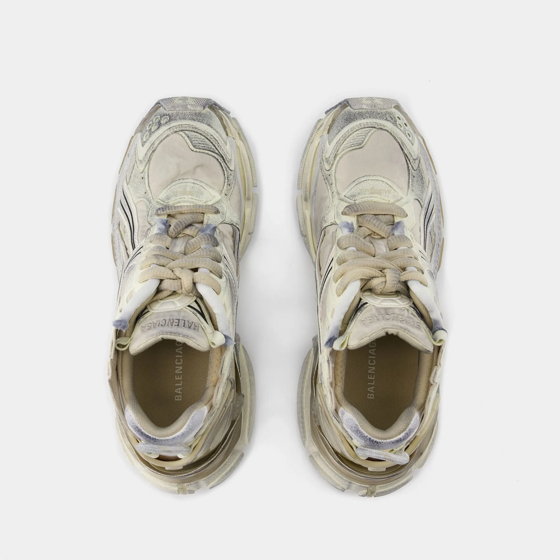 Balenciaga  Runner Sneakers - Balenciaga - Nylon - Beige