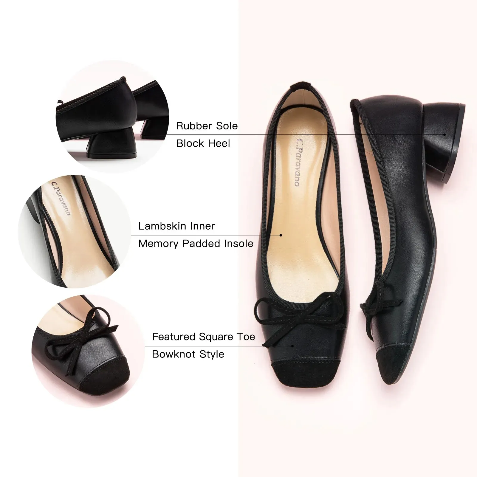 Ballet Block Heel (Nina)