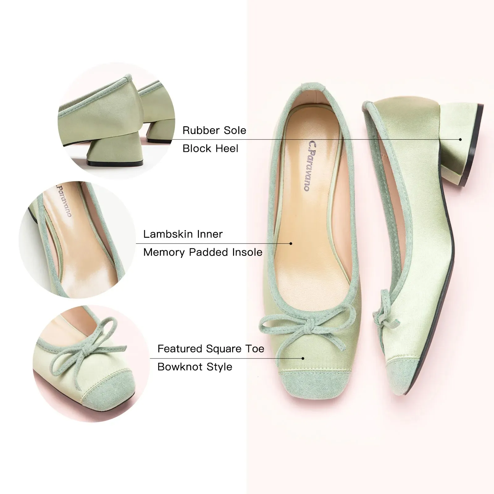 Ballet Block Heel (Nina)