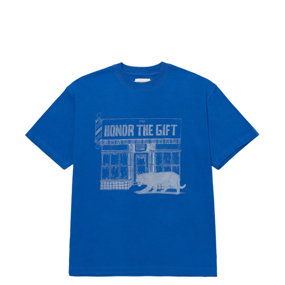 BARBERSHOP T-SHIRT BLUE