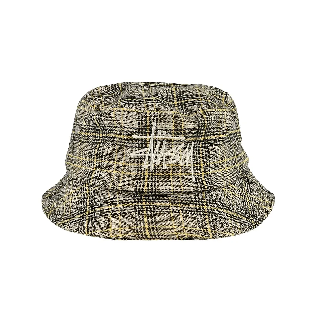 Big Logo Plaid Bucket Hat