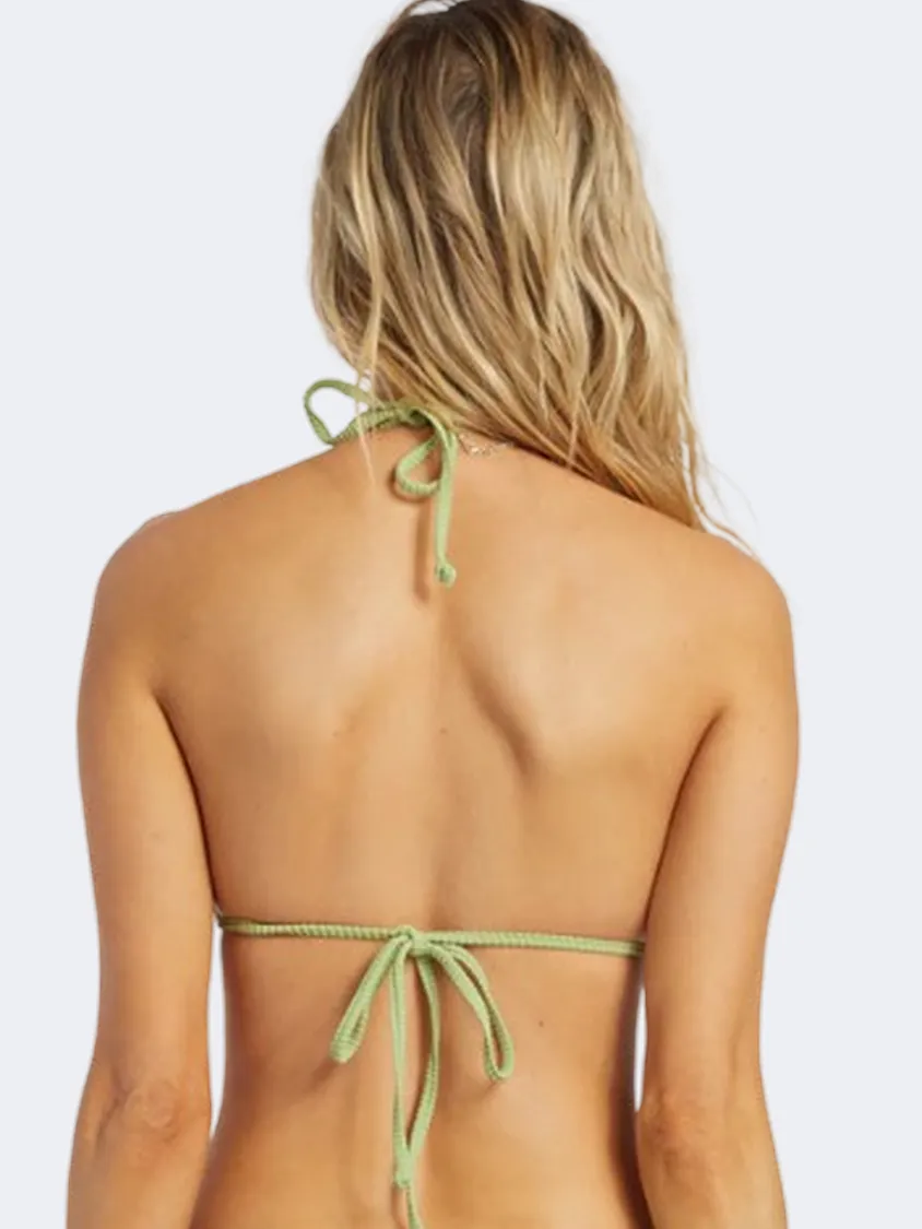 Billabong Tanlines Multi Women Beach Bra Palm Green