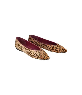 Birdies Goldfinch Calf Hair Flat