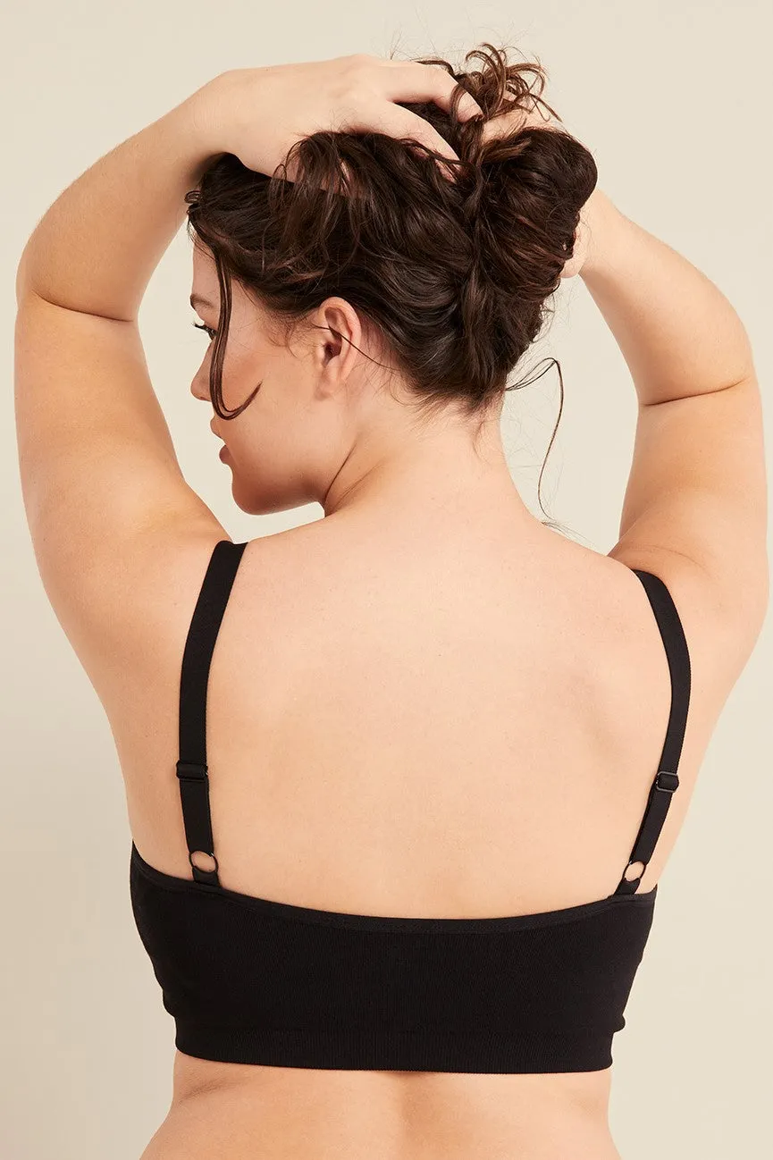 Black Bamboo Full Bust Bra