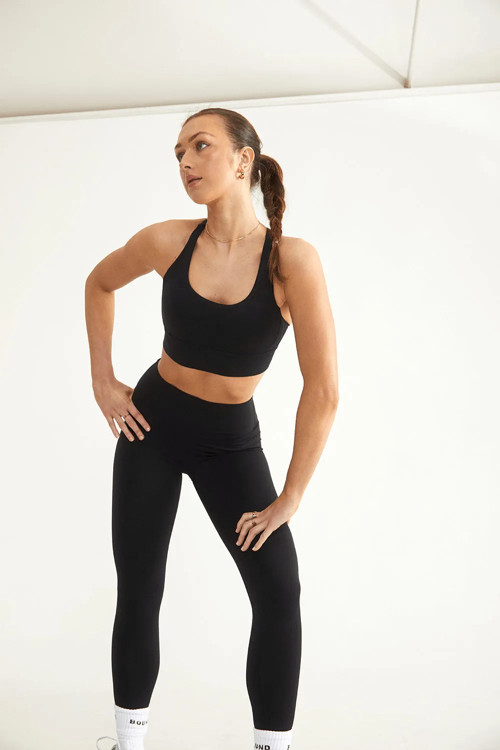 Black Boundless Sports Bra