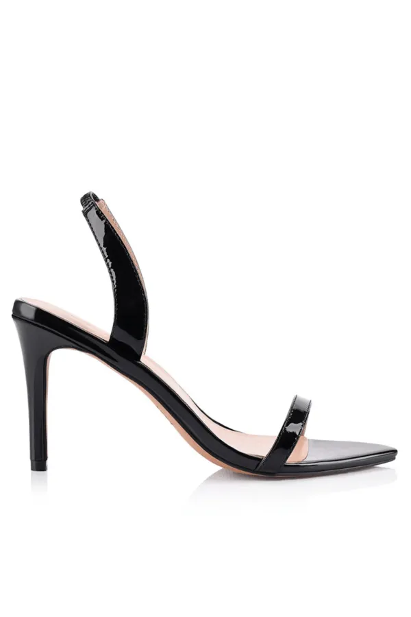 Black Cleo Heel