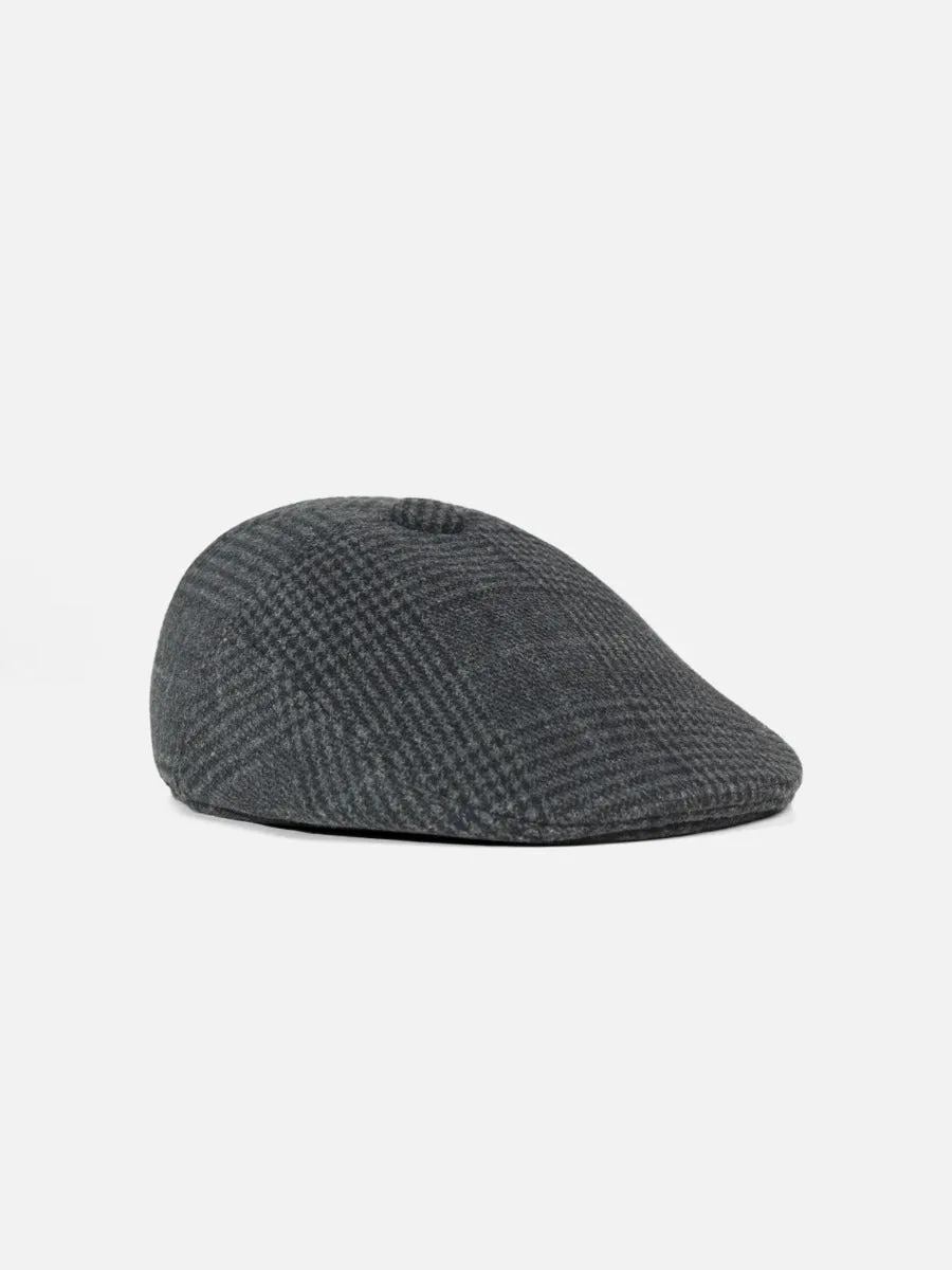 Black Flat Cap - FAC22-052