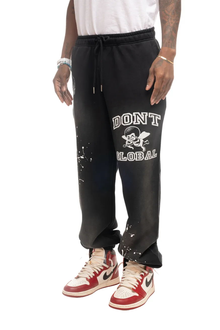 Black Global Joggers - DONT