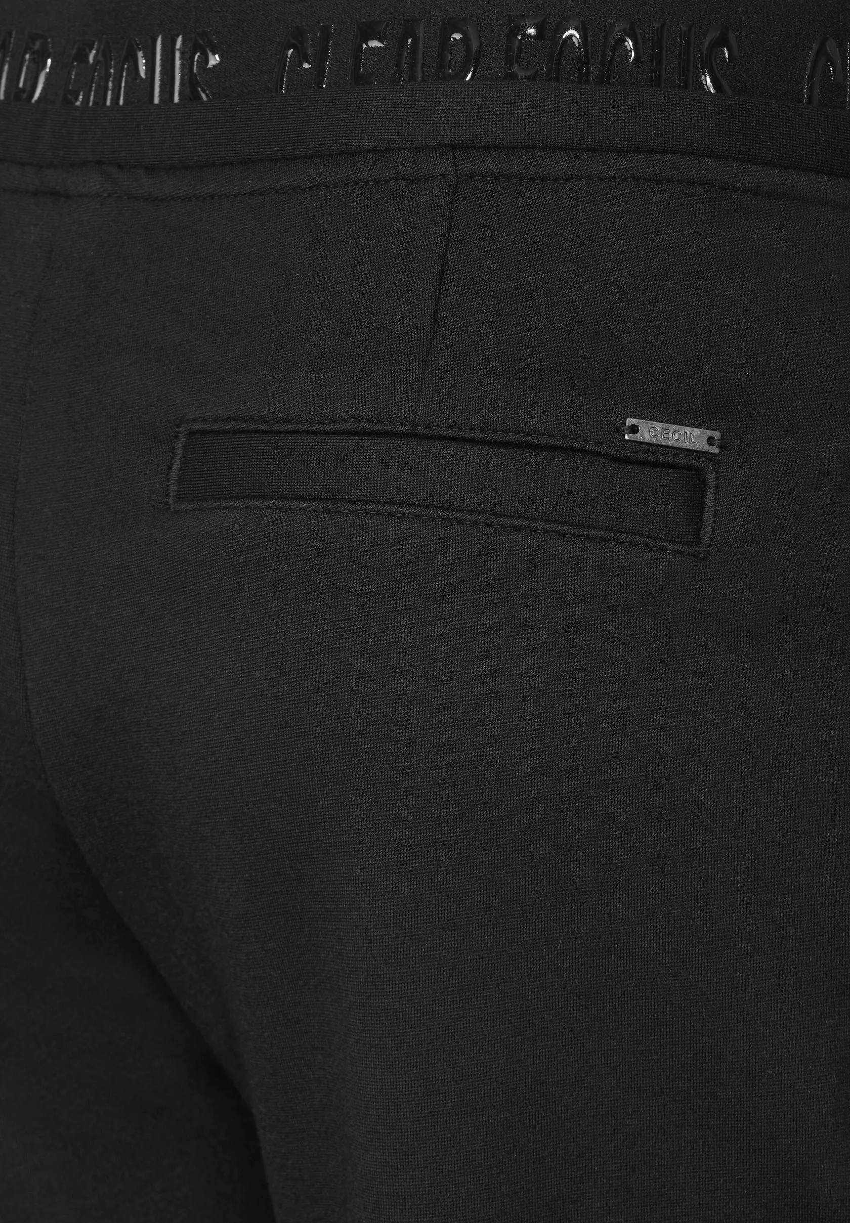 Black Joggers with Zip Pocket - Cecil - Product Code 377015