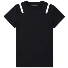 Black Stripe Shoulder Tee