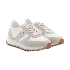 Blauer S4MILLEN01/NYG White Lace-Up Sneakers Women