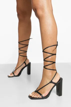 Block Heel Strappy Sandal