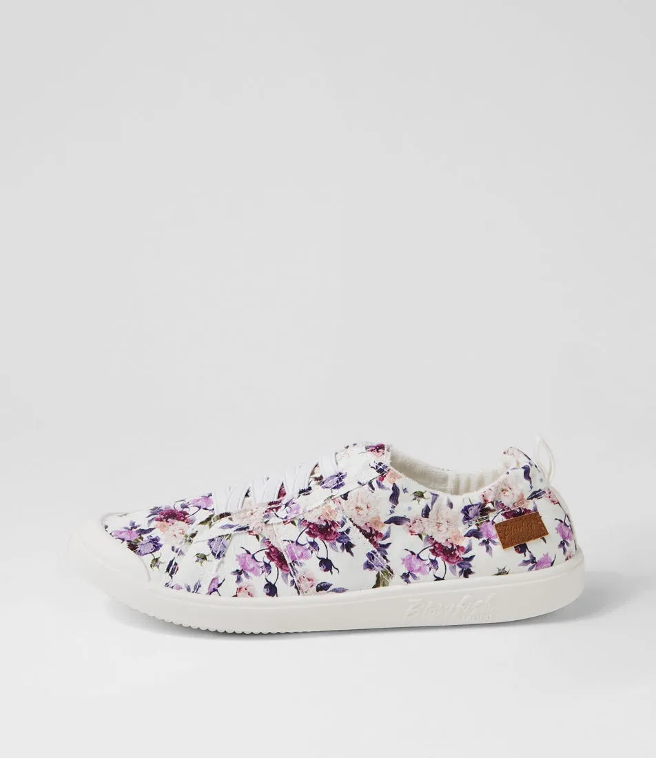 BLOWFISH Vex White Boho Canvas Sneakers