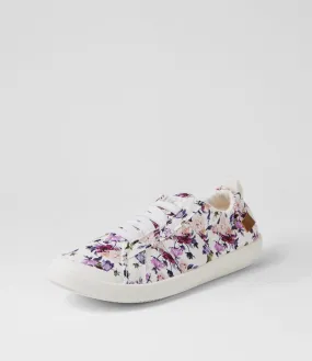 BLOWFISH Vex White Boho Canvas Sneakers