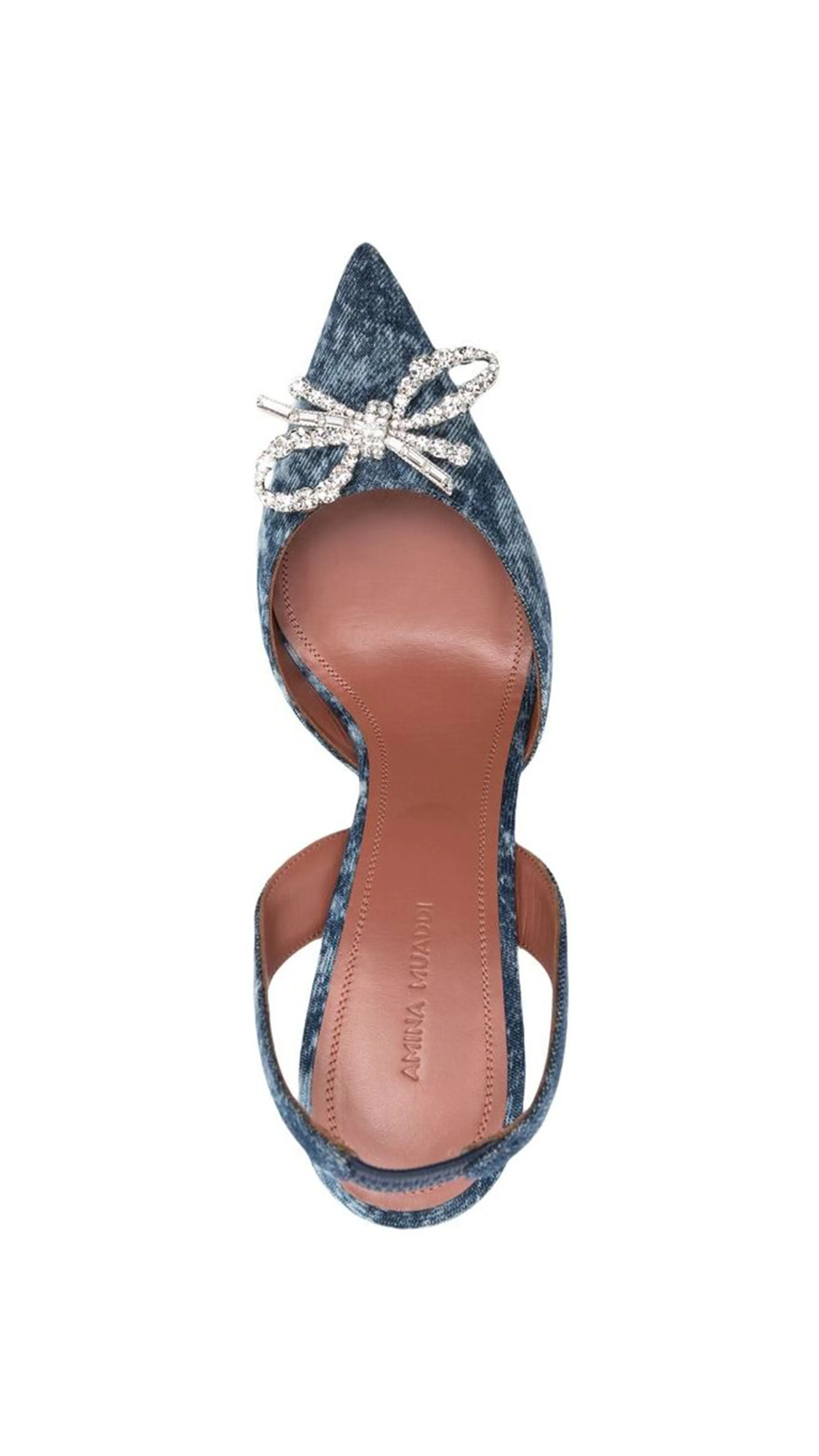 Blue Denim Slingback Pump - Rosie