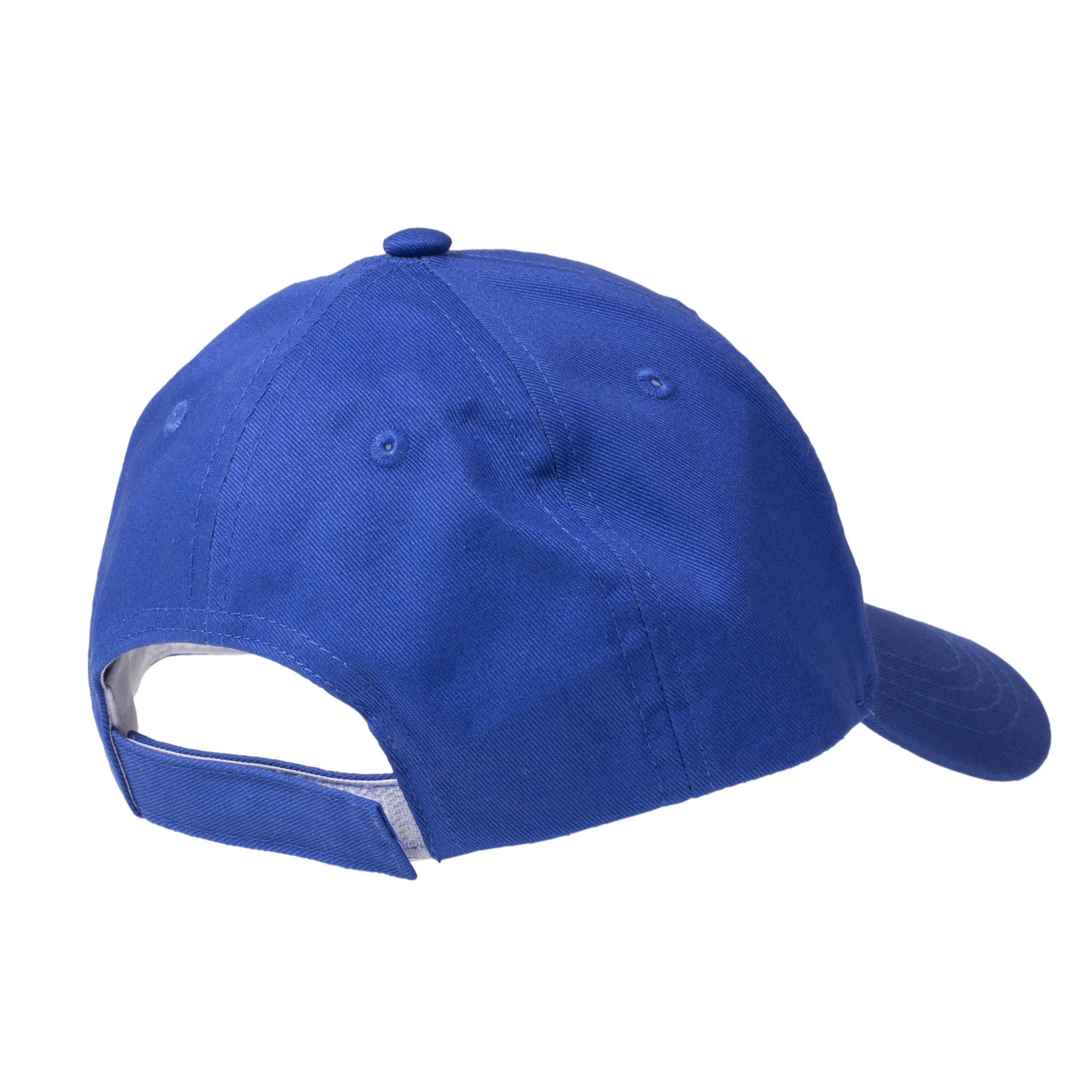 Blue embroidered plain child cap 4-8 years