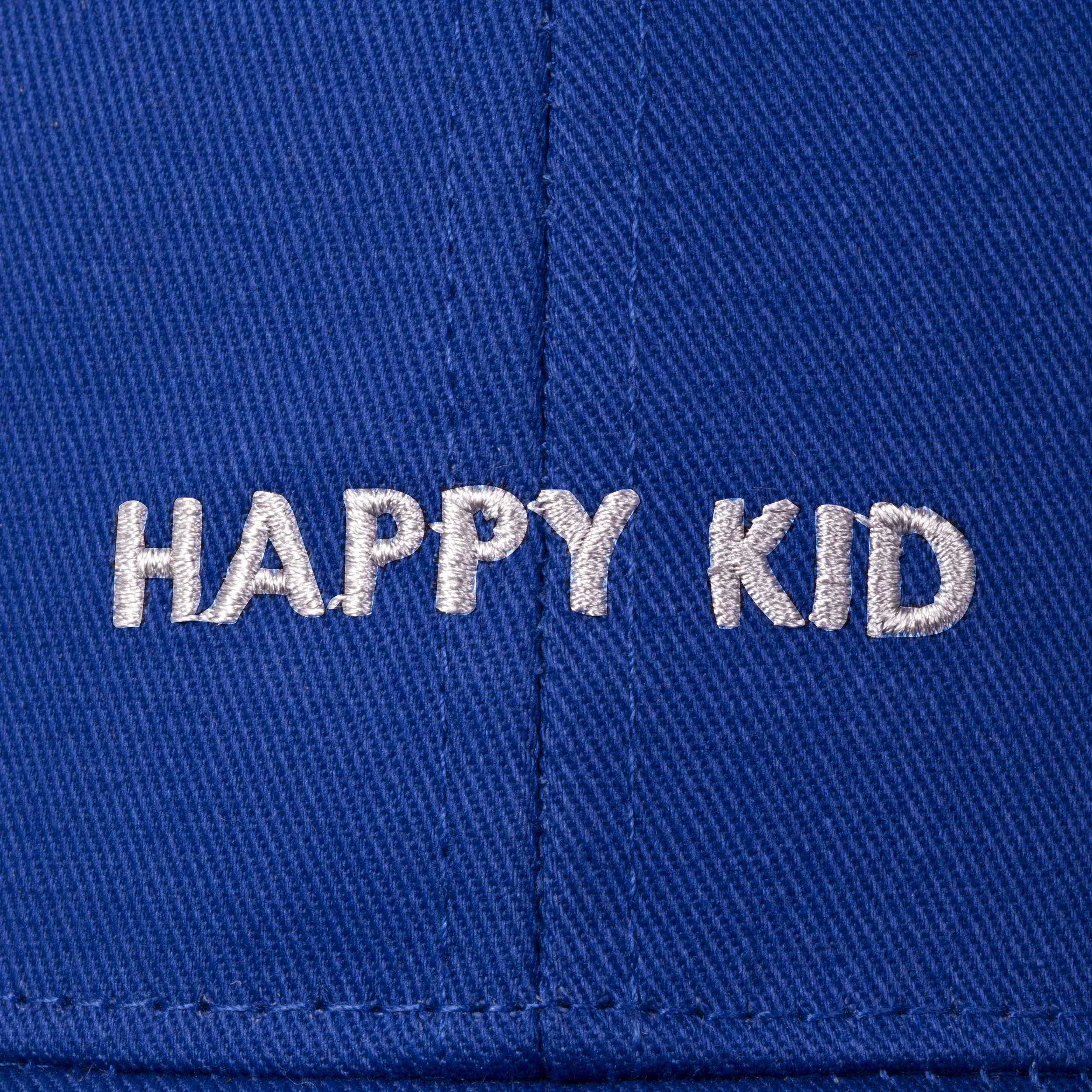 Blue embroidered plain child cap 4-8 years