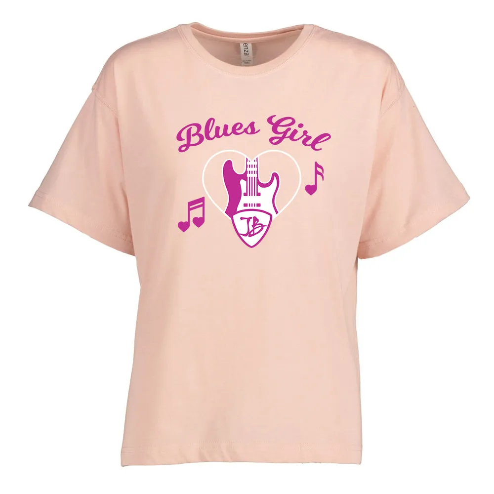 Blues Girl Essential Boxy T-Shirt (Women)