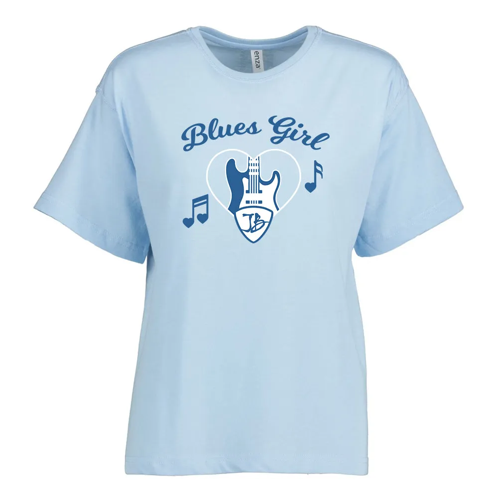 Blues Girl Essential Boxy T-Shirt (Women)