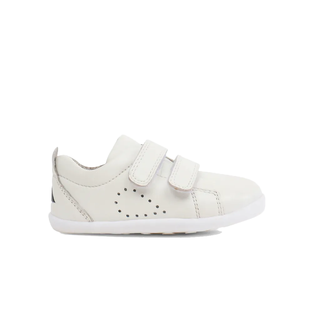 Bobux Kids' White Grass Court Shoes