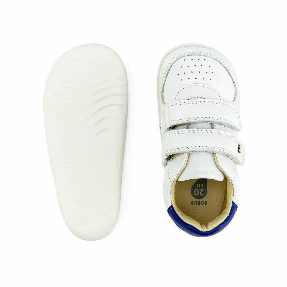 Bobux Riley White Blueberry - Step Up Kids Shoe