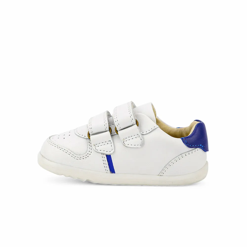 Bobux Riley White Blueberry - Step Up Kids Shoe