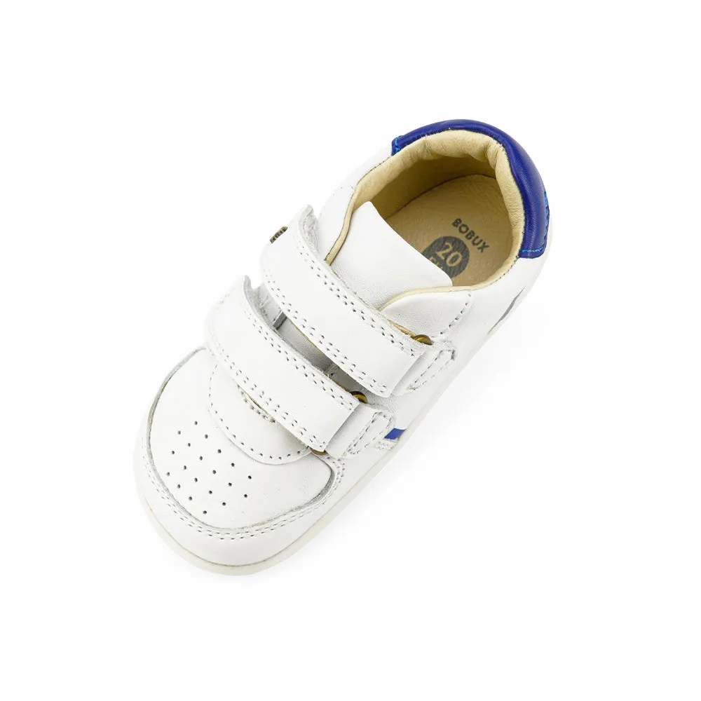 Bobux Riley White Blueberry - Step Up Kids Shoe