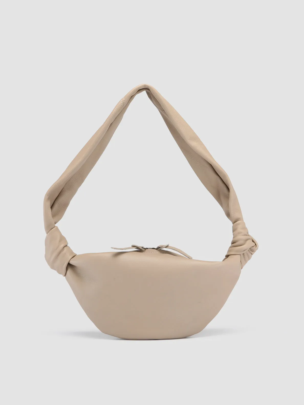 BOLINA 034 - Taupe Leather Shoulder Bag