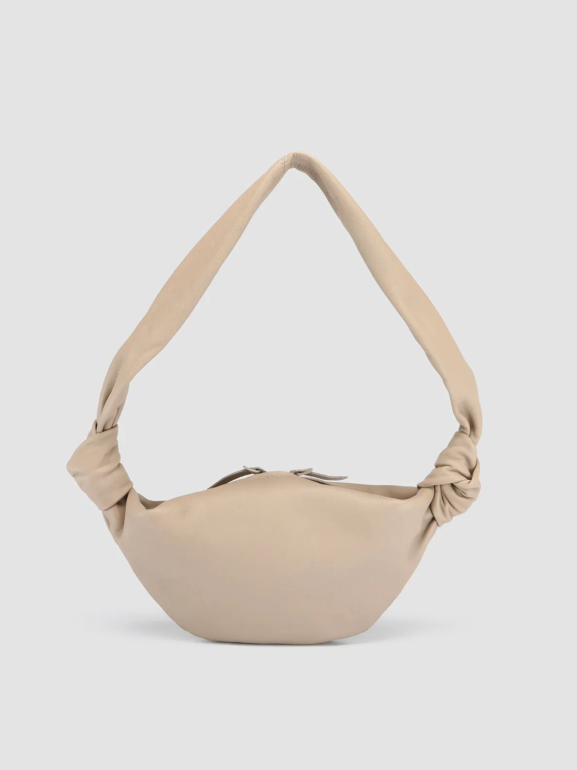 BOLINA 034 - Taupe Leather Shoulder Bag