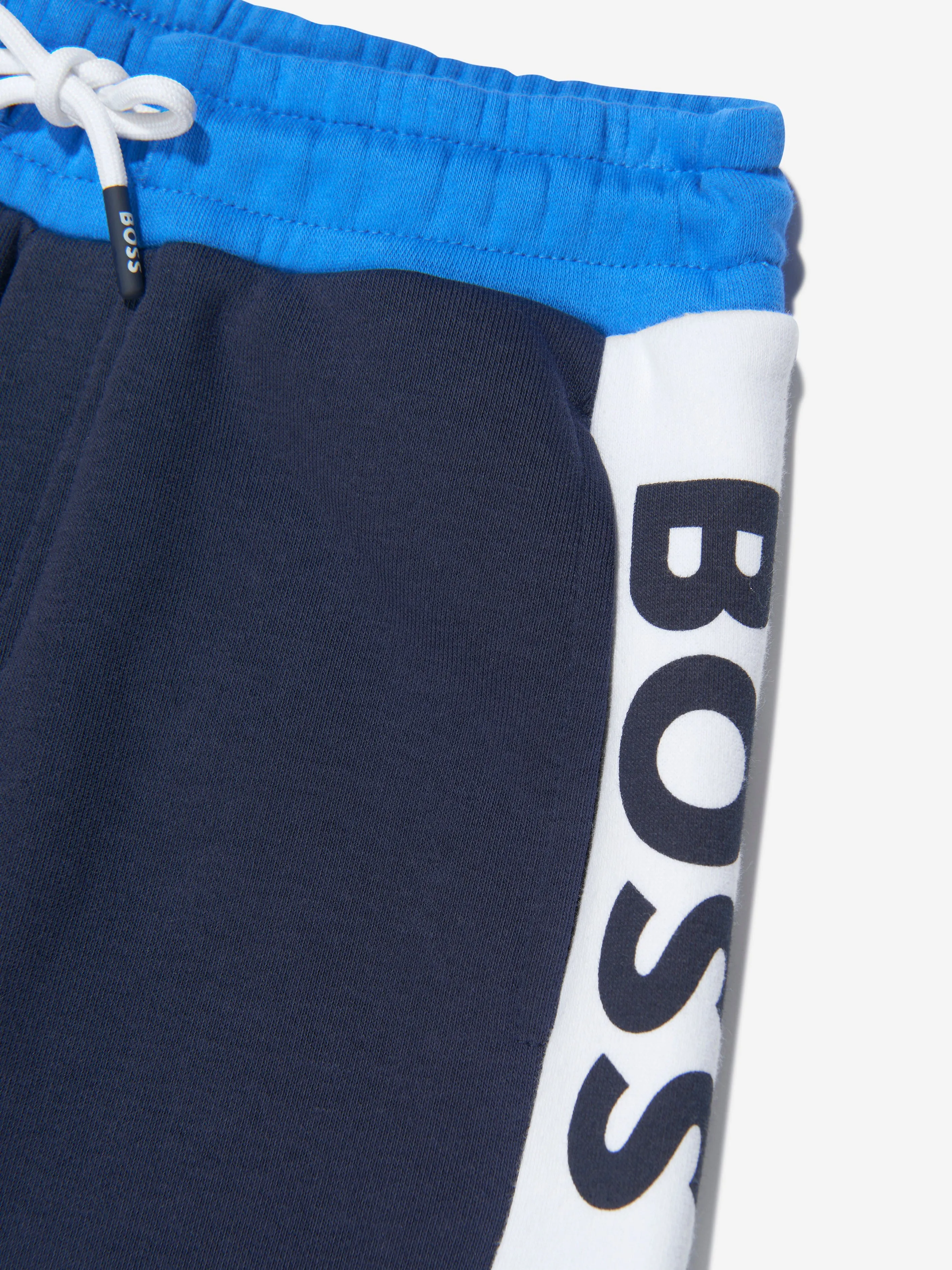 BOSS Boys Logo Joggers in Navy