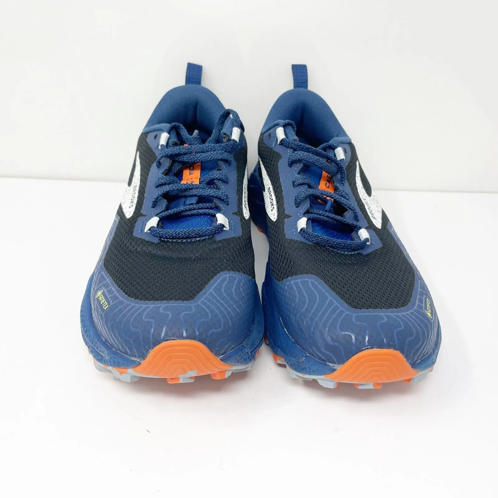 Brooks Mens Cascadia 17 GTX 1104021D062 Blue Running Shoes Sneakers Size 8.5 D