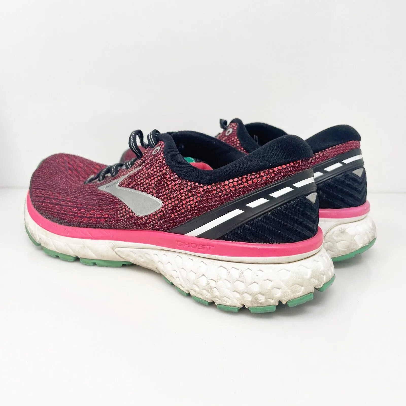 Brooks Womens Ghost 11 1202771B017 Red Running Shoes Sneakers Size 9 B