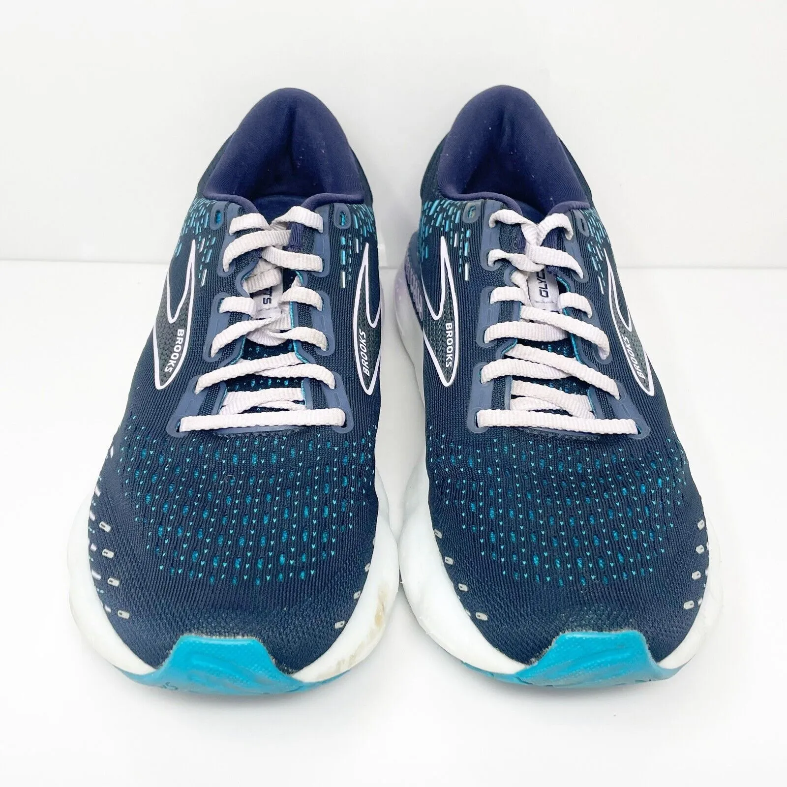 Brooks Womens Glycerin GTS 20 1203701B499 Blue Running Shoes Sneakers Size 10 B