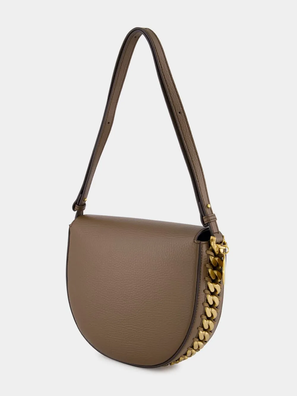 Brown Medium Frayme Shoulder Bag