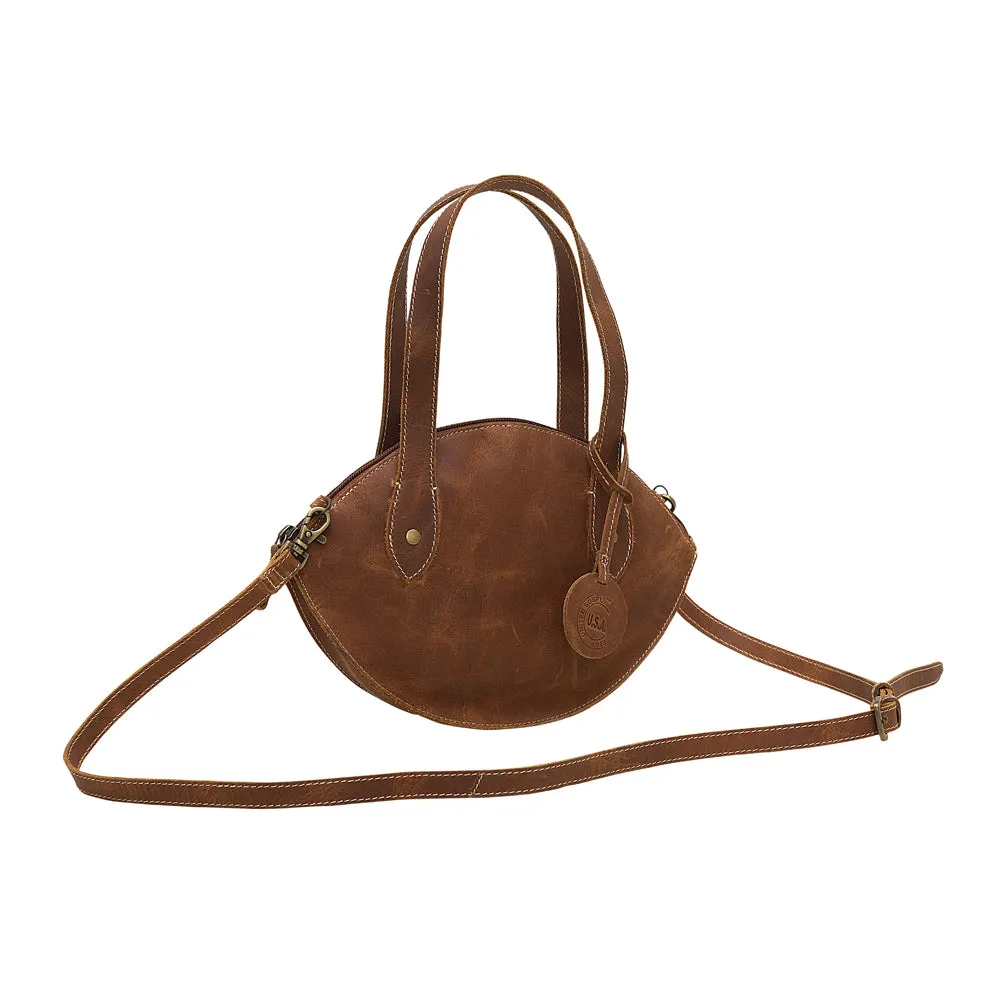 Brown Nest Leather & Hair On Bag