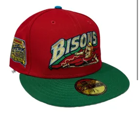 Red Green Buffalo Bisons Lucky Charms Hat