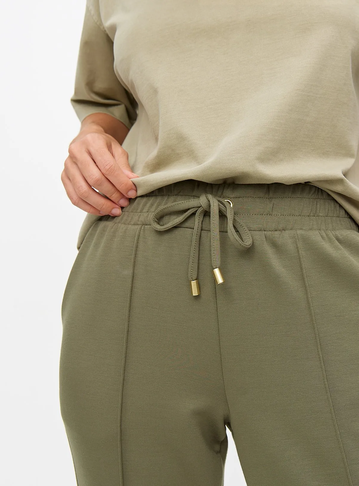 Purchase Khaki Tapered Leg Sweatpants M | Tu Brand