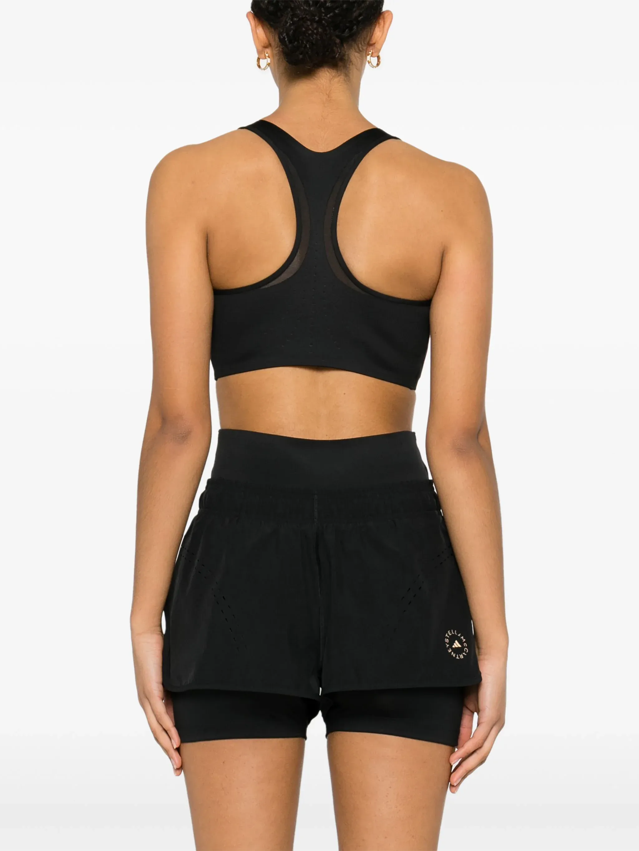 by Stella McCartney logo-print sports bra