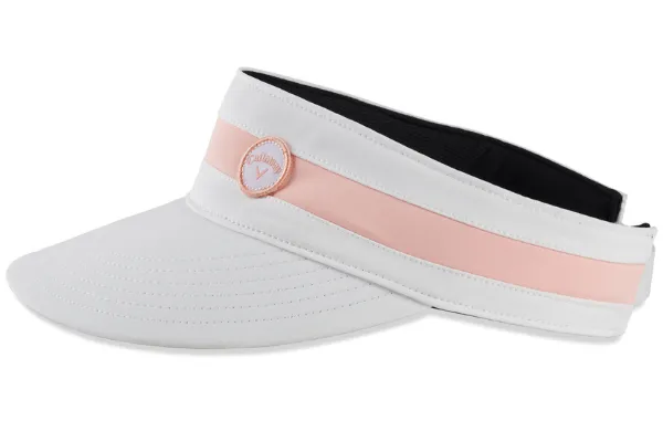 Callaway Women's 2022 Golf Visor Pink White