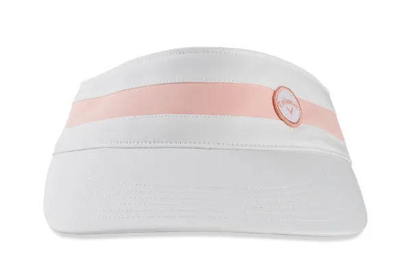 Callaway Women's 2022 Golf Visor Pink White