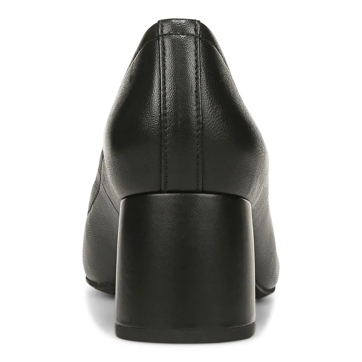 CARMEL HEEL BLACK LEATHER