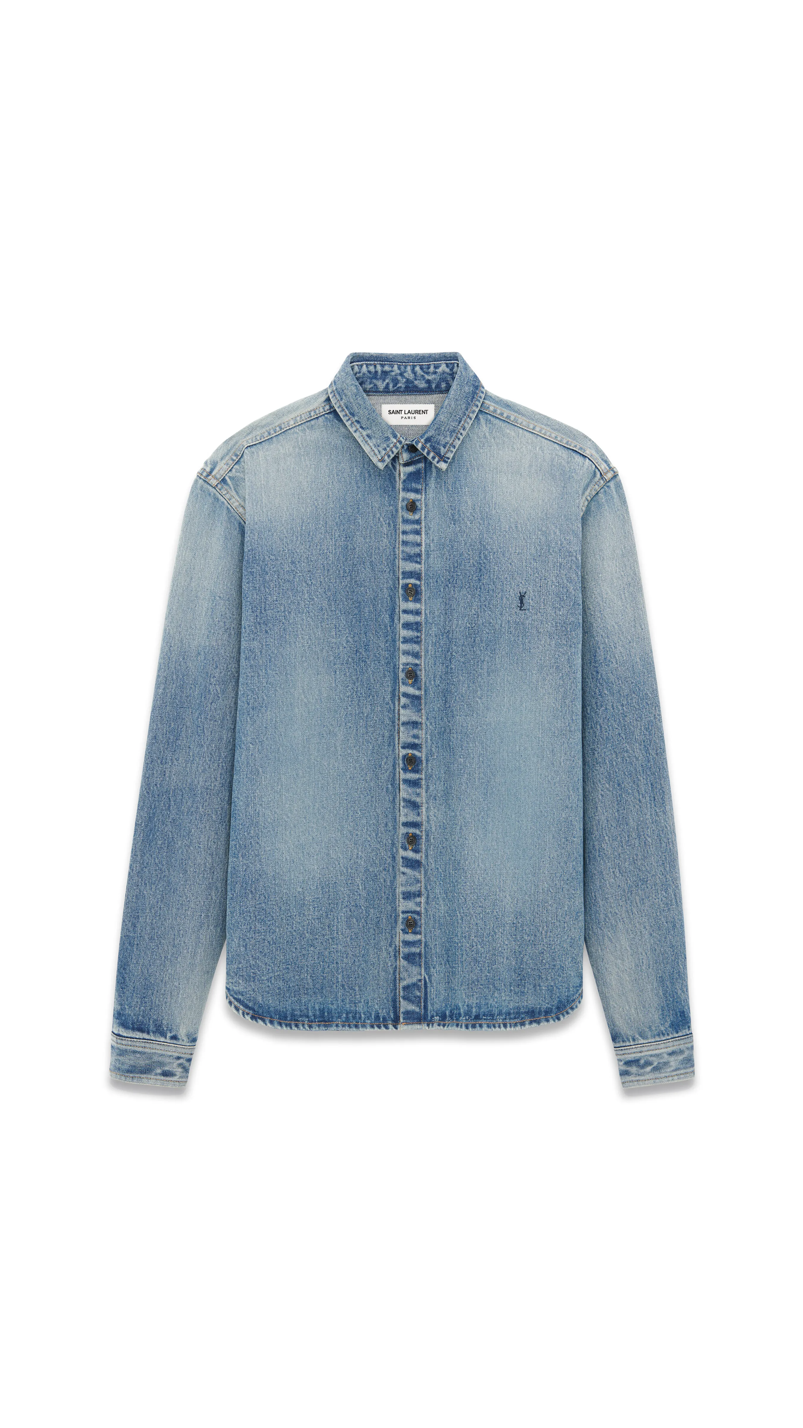 Cassandre Shirt Denim Trouville Beach Blue.